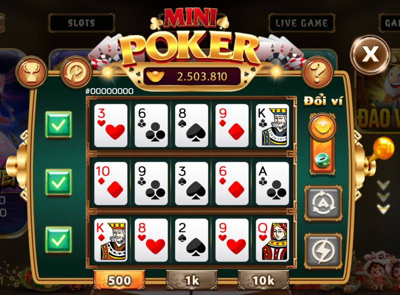 Mini Poker Là Gì? Trải Nghiệm Game Cực Hay Trong Làng Cá Cược 3 Cach Choi Mini Poker De Hieu