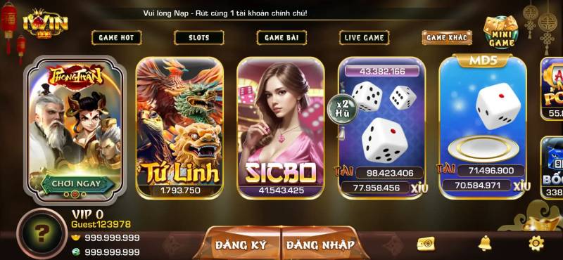 Hệ Thống Trò Chơi Đa Dạng