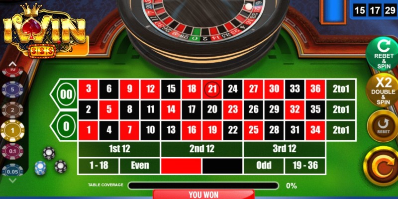 Roulette Iwin – Giới Thiệu Luật Chơi Dành Cho Người Mới 4 Bảng tỷ lệ thanh toán chi tiết của Roulette